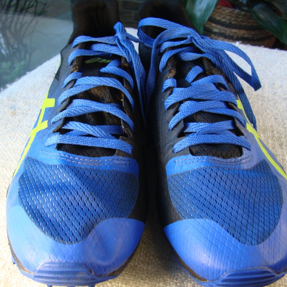 ASICS blue Hyper Xc 2 Track Shoes running (1093A080) S 10.5 M - Picture 3 of 8